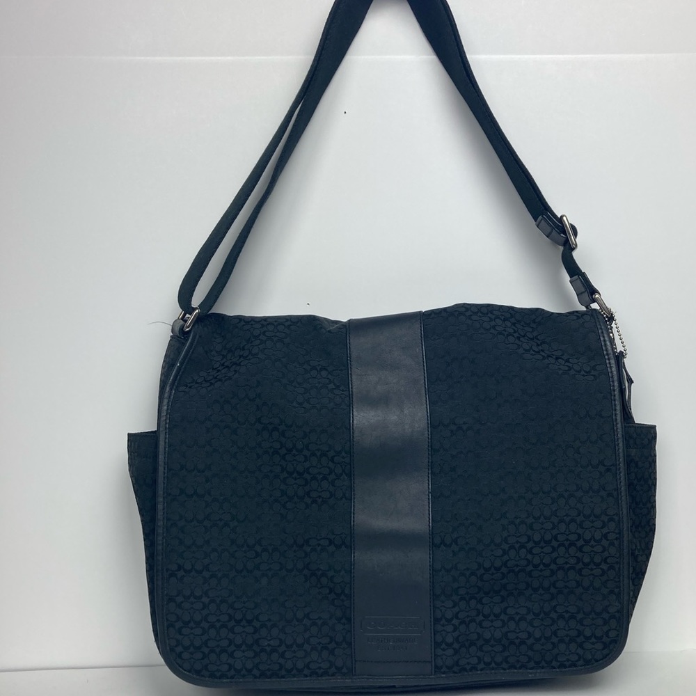 Coach messenger black bag
